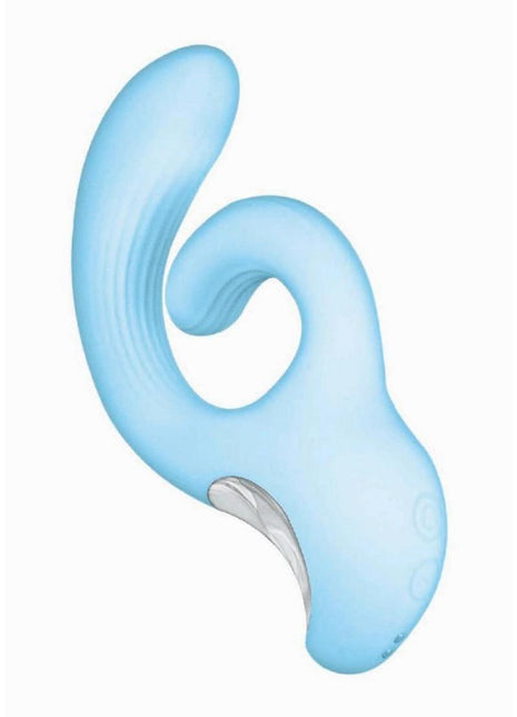Sky Cumulus Swirl G-Spot Rechargeable Silicone - Blue