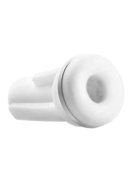 Sky Intense Suction and Vibration Rechargeable Blowjob Machine - White