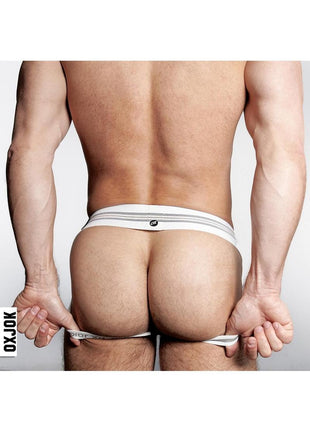 Slingjock Slider Jock Strap - White Snow