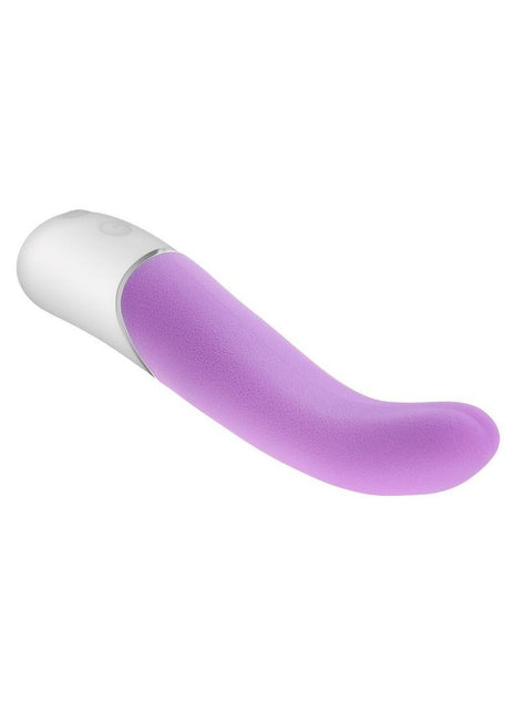 Slip Of The Tongue Rechargeable Silicone Clitoral Stimulator - Pink/White
