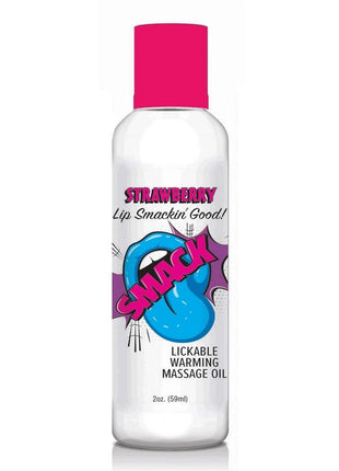 Smack Lickable Massage Oil 2oz - Strawberry