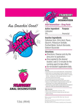 Smack That Anal Desensitizer