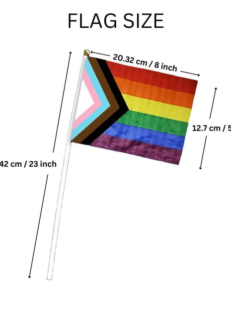 Progressive Rainbow Pride Flag