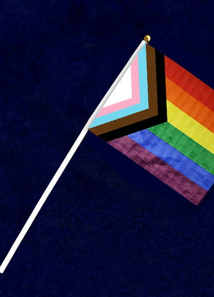 Progressive Rainbow Pride Flag