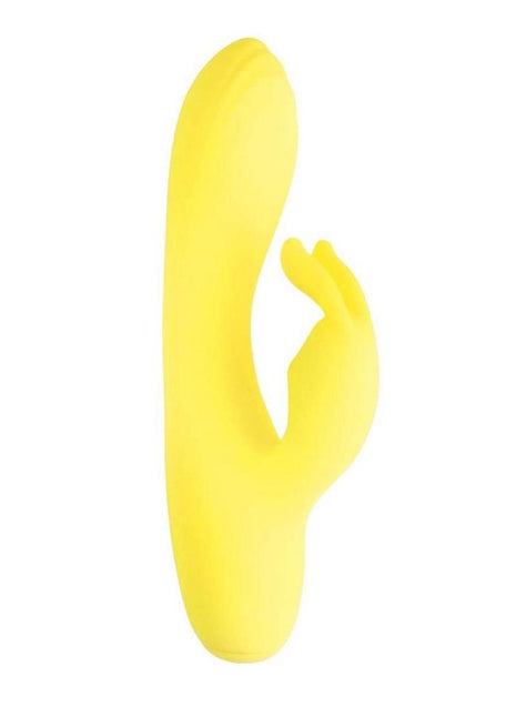 Sorbet Lemon Rechargeable Silicone Rabbit - Yellow