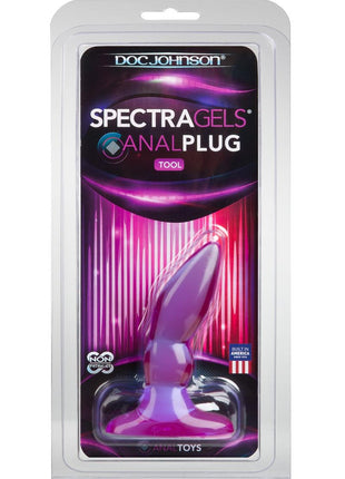 Spectragels Anal Toys - Anal Plug Tool - Purple