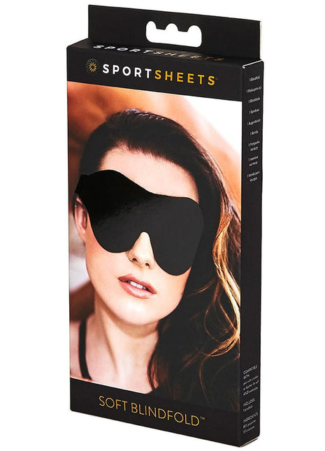 Sportsheets Soft Blindfold - Black