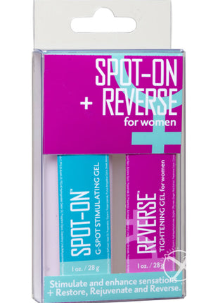 Spot On and Reverse For Women Stimulant and Enhancer Kit - 2 Per Set