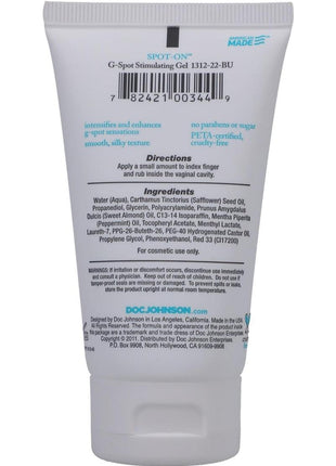 Spot On G-Spot Stimulating Gel For Women