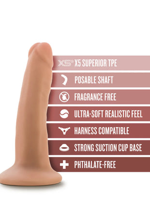 Dr. Skin Plus Gold Collection Posable Dildo 5in