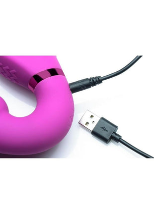 Strap U Evoke Ergo Fit Inflatable and Vibrating Silicone Strapless Strap-On with Remote Control