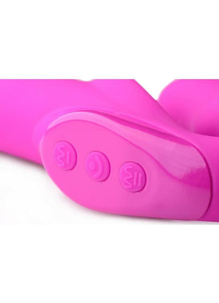 Strap U Evoke Super Charged Rechargeable Silicone Vibrating Strapless Strap-On