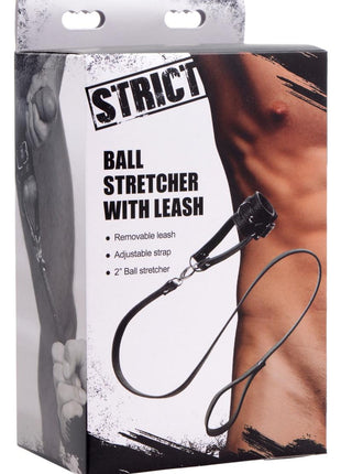 Strict Ball Stretcher with Leash - Black