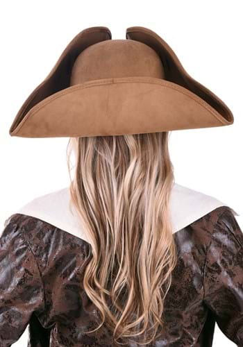 Suede Pirate Hat for Women