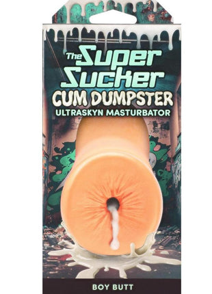 Super Sucker Cum Dumpster Ultraskyn Masturbator - Boy Butt - Vanilla