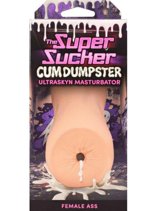 Super Sucker Cum Dumpster Ultraskyn Masturbator - Female Ass - Vanilla