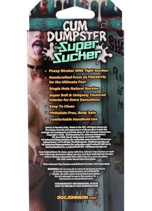 Super Sucker Cum Dumpster Ultraskyn Masturbator - Pussy