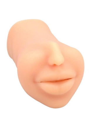 Super Sucker Cum Guzzler Ultraskyn Masturbator - Male Mouth - Vanilla