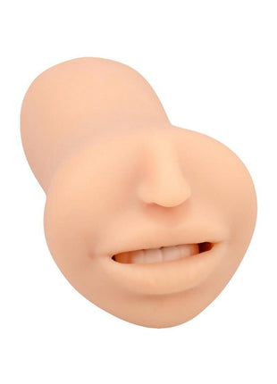 Super Sucker Cum Guzzler Ultraskyn Masturbator - Mouth - Vanilla