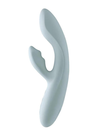 Svakom Chika Rechargeable Silicone App Compatible Interactive Rabbit Vibrator - Gray/Grey