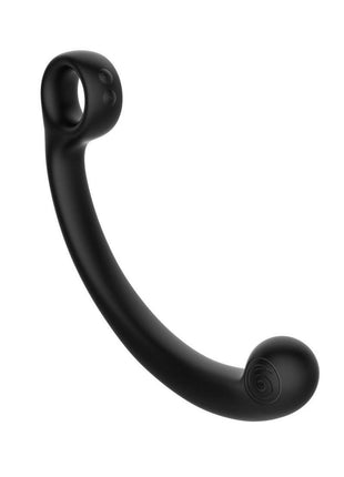 Svibe Snail Axi Rechargeable Silicone Custom Vibrating Spot Wand - Granit Noir