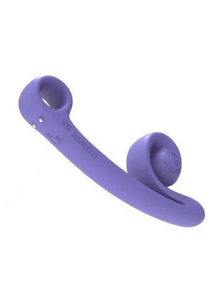 Svibe Snail Curve Rechargeable Silicone Vibrator with Clitoral Stimulator