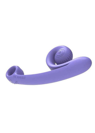 Svibe Snail Curve Rechargeable Silicone Vibrator with Clitoral Stimulator
