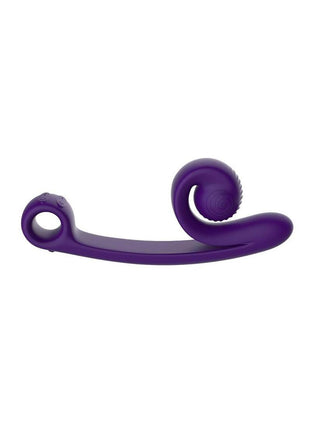 Svibe Snail Curve Rechargeable Silicone Vibrator with Clitoral Stimulator