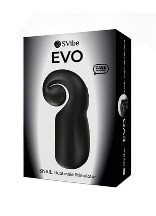 Svibe Snail Evo Rechargeable Silicone Stroker - Black