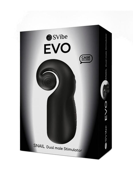 Svibe Snail Evo Rechargeable Silicone Stroker - Black