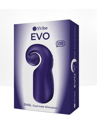 Svibe Snail Evo Rechargeable Silicone Stroker - Navy