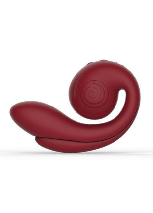 Svibe Snail Gizi Pro Rechargeable Silicone Triple Stimulator - Bordeaux