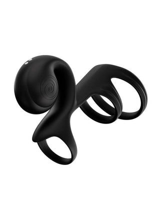 Svibe Snail Jovi Arc Triple Cock Ring with Remote