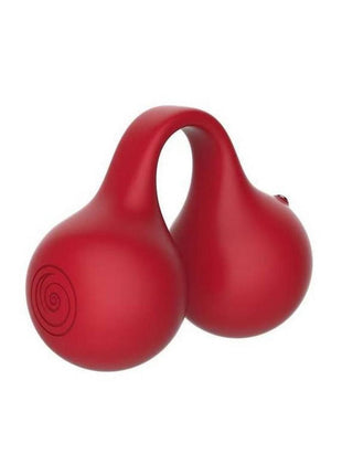 Svibe Snail Twinn Rechargeable Silicone Finger Vibrator - Cherry