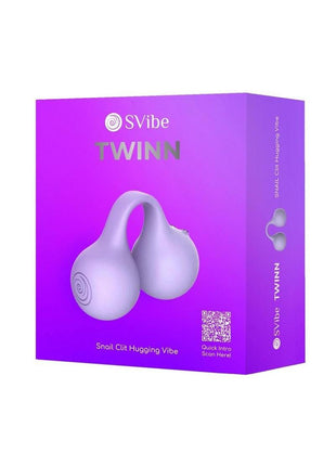 Svibe Snail Twinn Rechargeable Silicone Finger Vibrator with App - Lilac