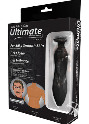 Swan The All In One Ultimate Personal Shaver Kit For Men - Black