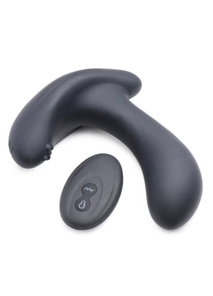 Swell 10x Inflatable Vibrating Silicone Rechargeable Prostate Plug - Black