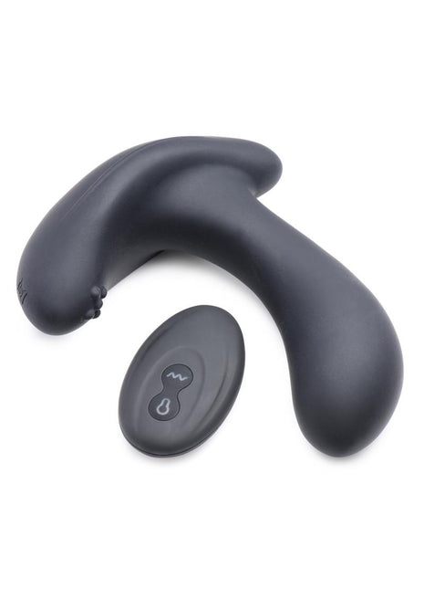 Swell 10x Inflatable Vibrating Silicone Rechargeable Prostate Plug - Black