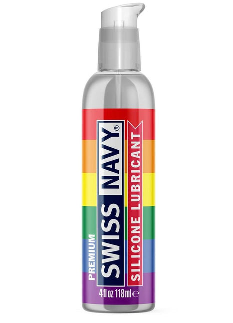 Swiss Navy Silicone Lubricant Pride Edition - 118ml/4oz