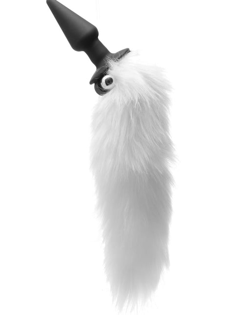 Tailz Vibrating Fox Tail Anal Plug - White