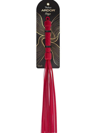 Temptasia Ardor Silicone Flogger - Red