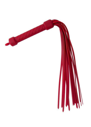 Temptasia Ardor Silicone Flogger - Red