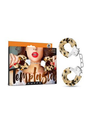 Temptasia Faux Fur Cuffs - Animal Print/Leopard