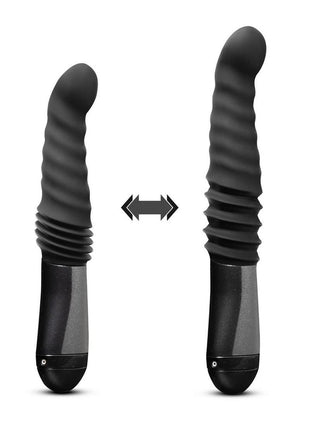 Temptasia Lazarus Rechargeable Silicone Thrusting Dildo - Black