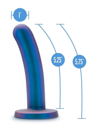 Temptasia Surrender Peg Silicone Dildo - Intermediate - Blue Lust
