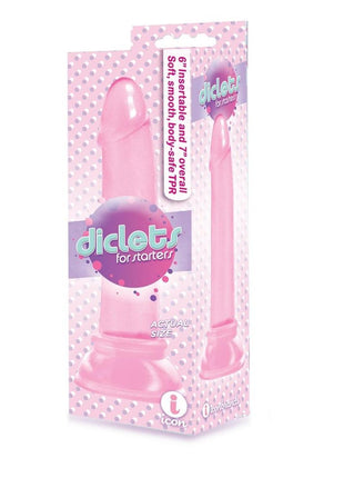 The 9's - Diclets Jelly Dildo - Pink - 7in