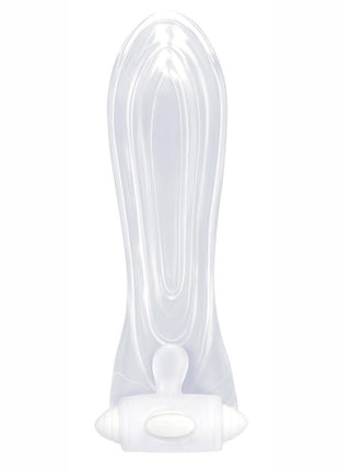 The 9's - Vibrating Sextenders, Contoured - Clear