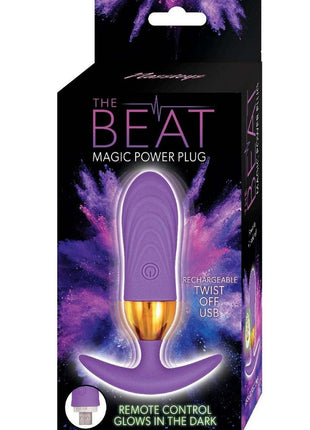 The Beat Magic Power Rechargeable Silicone Plug - Purple