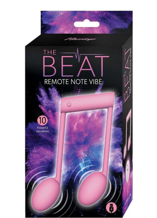 The Beat Rechargeable Silicone Note Vibrator - Pink