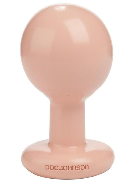 The Classic Round Butt Plug - Vanilla - Medium